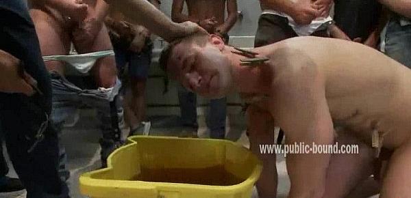  Gay twink fucked deep in his mouth in full nasty deepthroat sex getting tortured